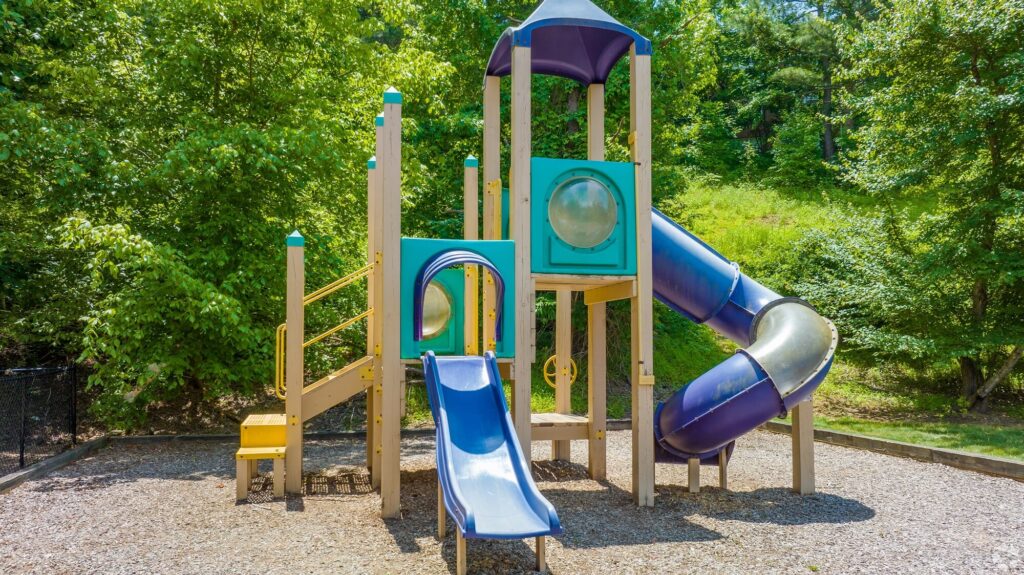 Outdoor playground set