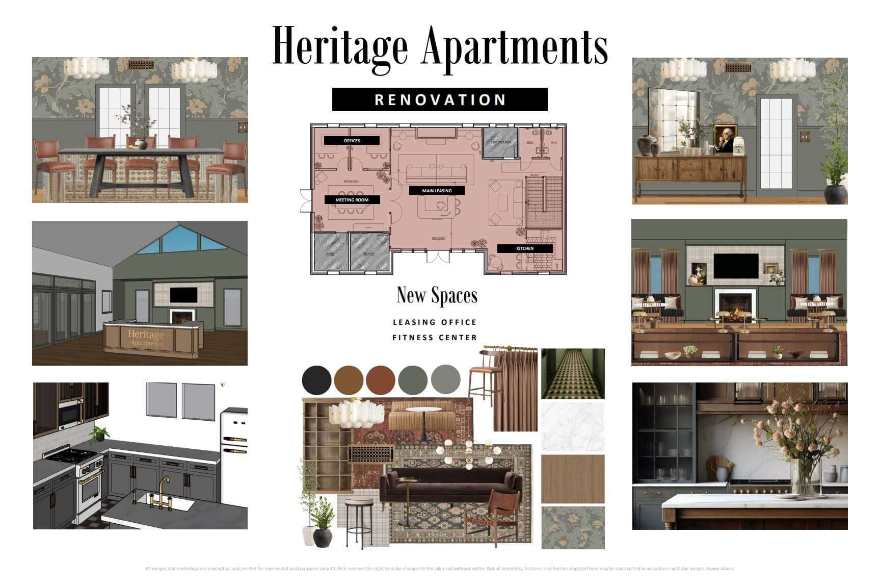 Heritage Apartments Leasing and Fitness Renovations